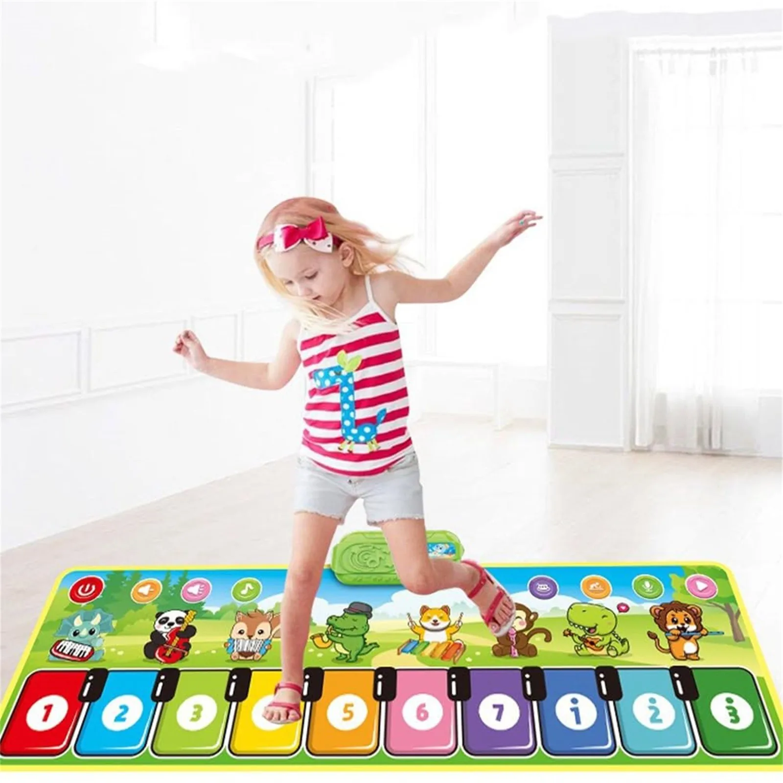 Kids Musical Floor Piano Mat, NovaPulse Colorful Play Toy
