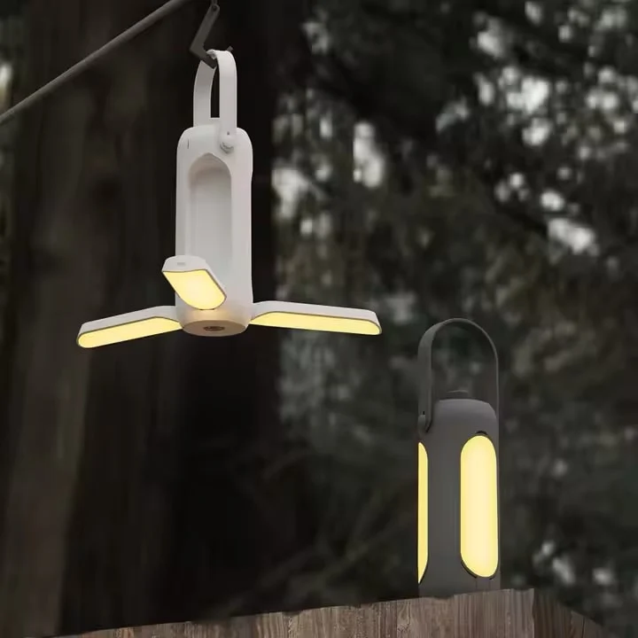 Rechargeable Table Lamp | Outdoor Camping Lamp with Power Bank | LichtHeld