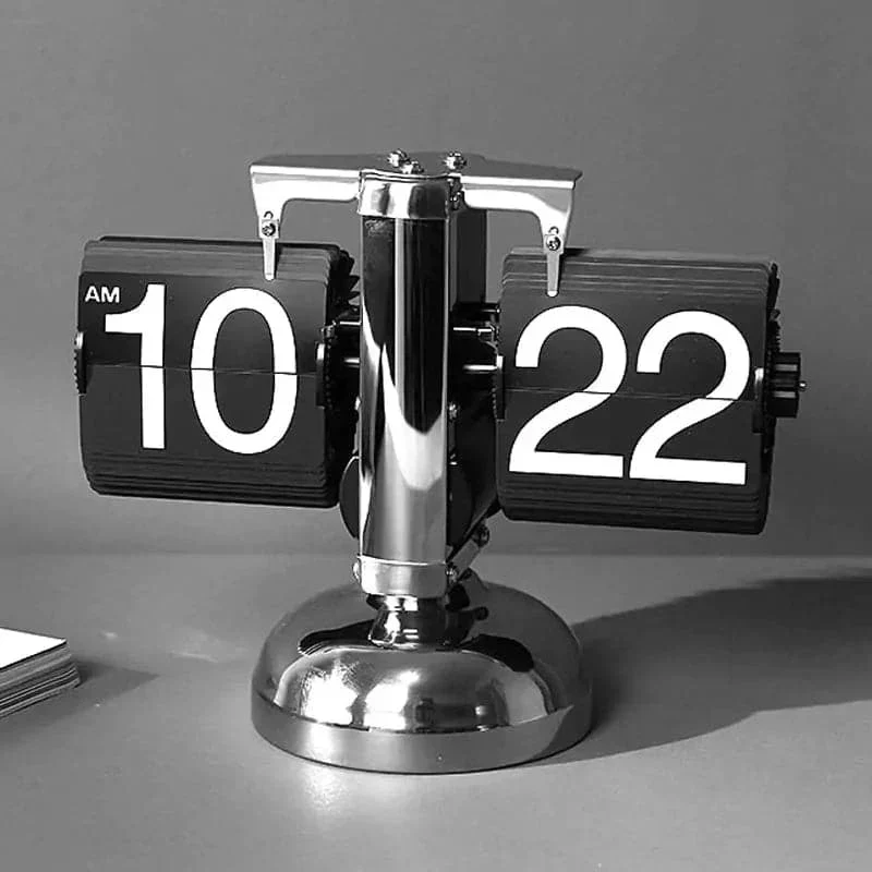 Elegant Timeless Flip Clock for Modern Interiors
