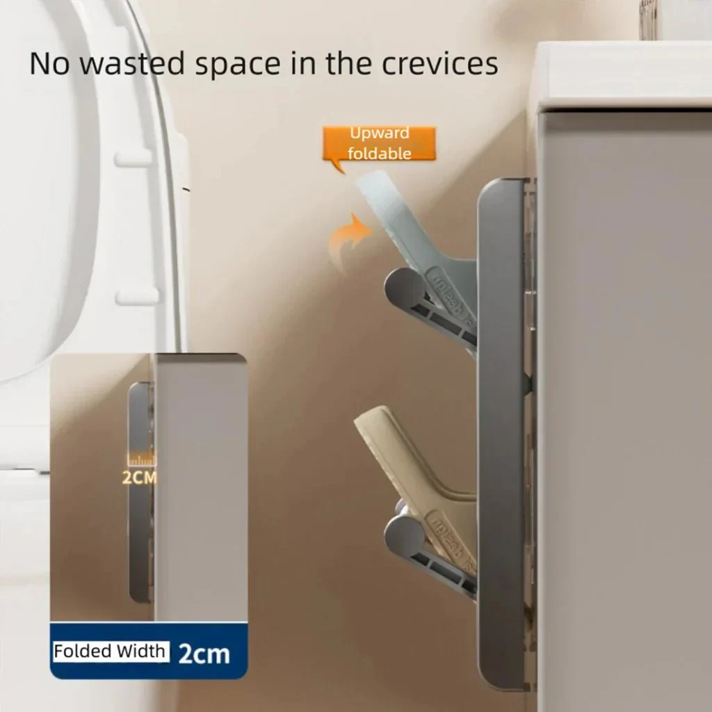 WANDORDNER wall-mounted shoe rack in use