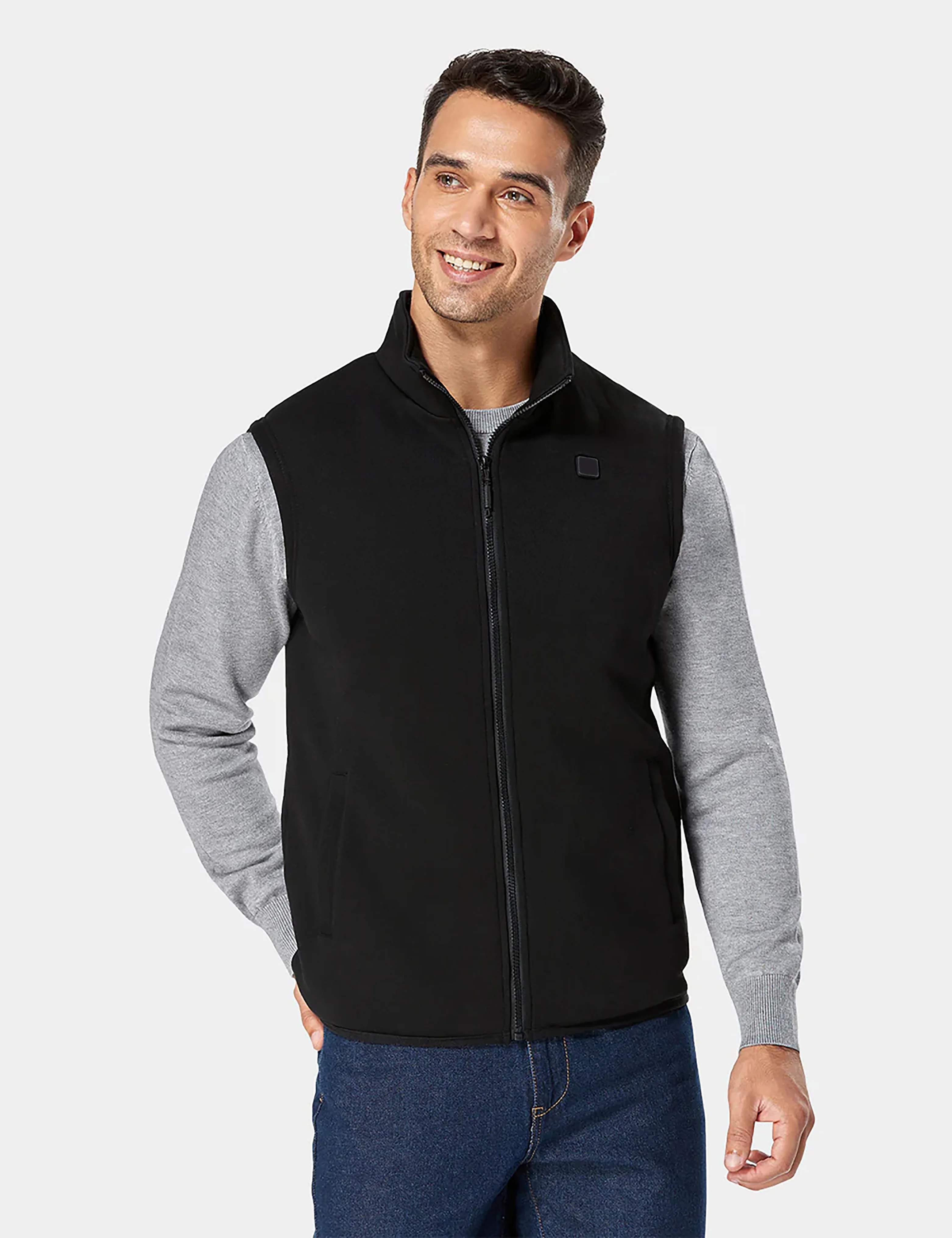 Unisex Electric 11 Areas Heated Fleece Vest
