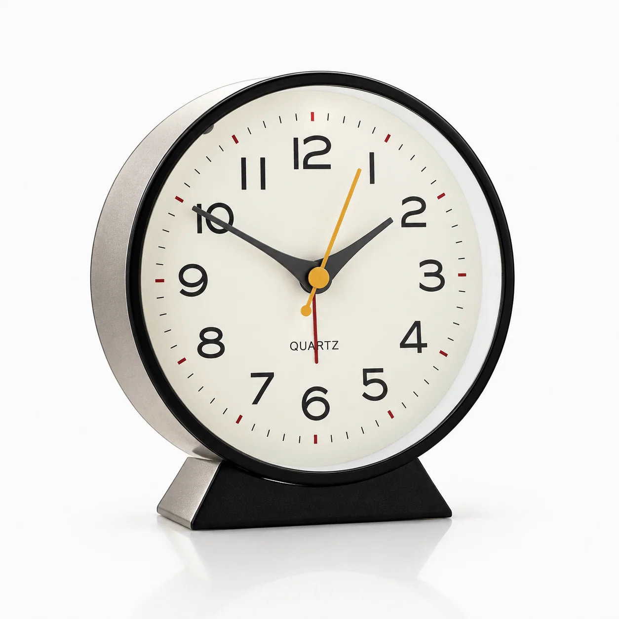 Classic Twin Bell Silent Alarm Clock