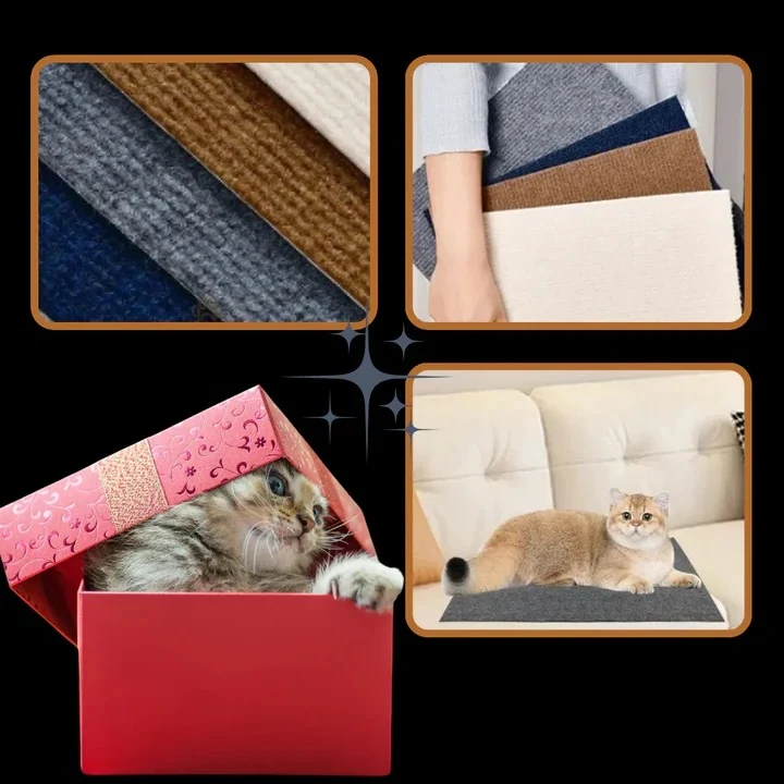 Durable cat scratch pad in a modern colour