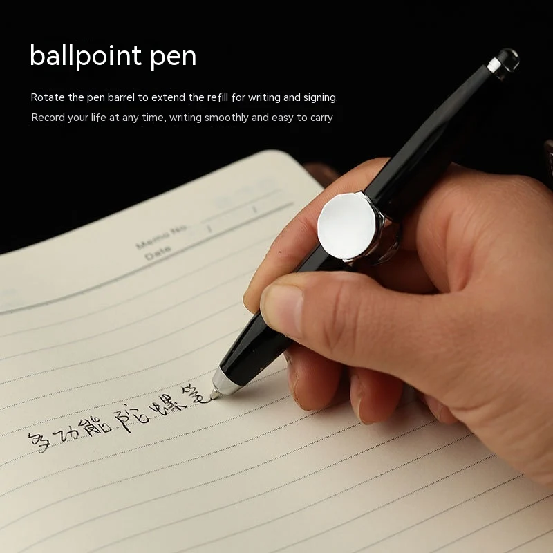 Office Supplies Ballpoint Pen Fidget Pen Metal Multi Function Stylus - Image 2