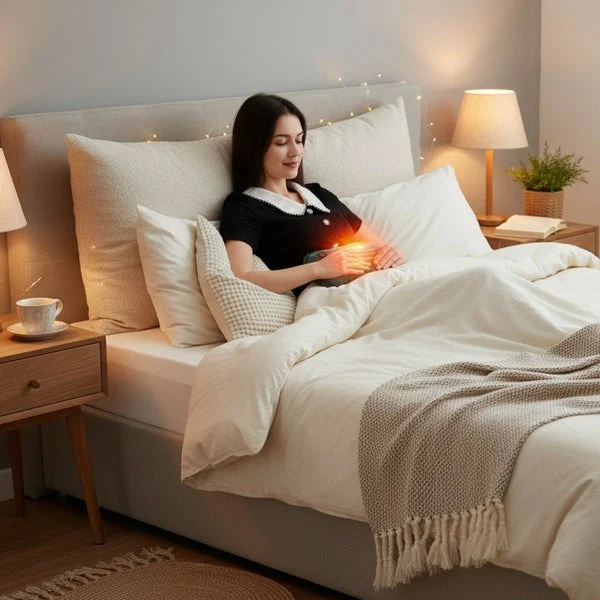 Portable heating pad for fast relief, with adjustable heat settings, image 1