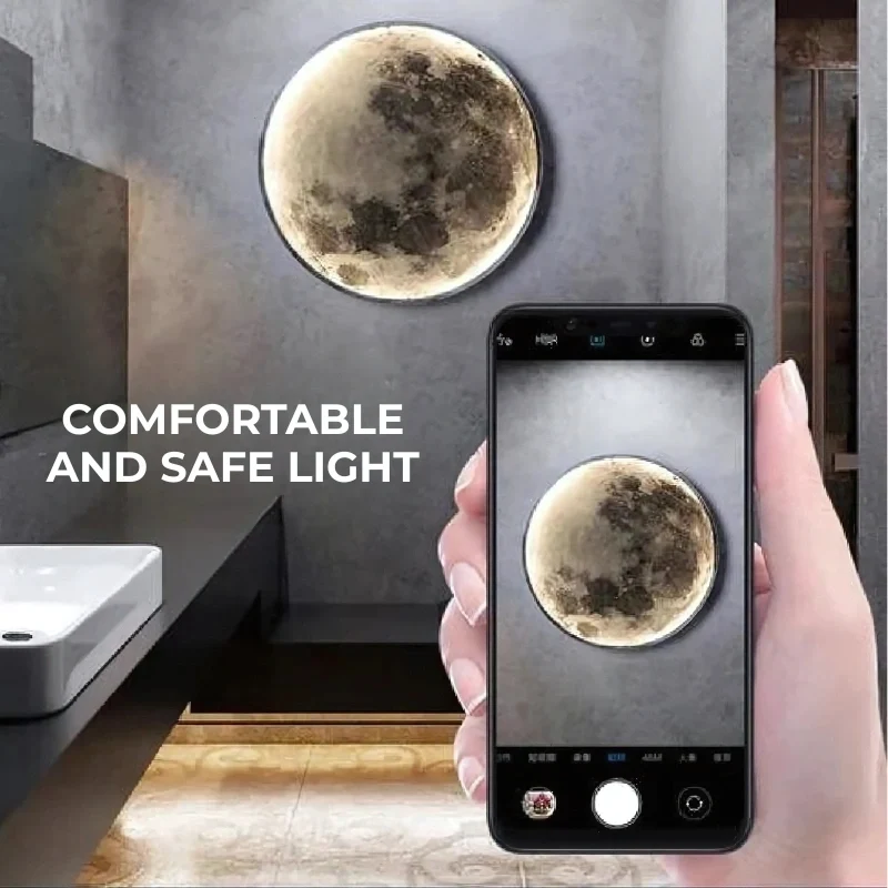LED Moon Wall Lamp
