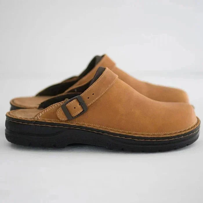 Vivienne | Orthopaedic Clogs with Buckle Strap and Thick Sole