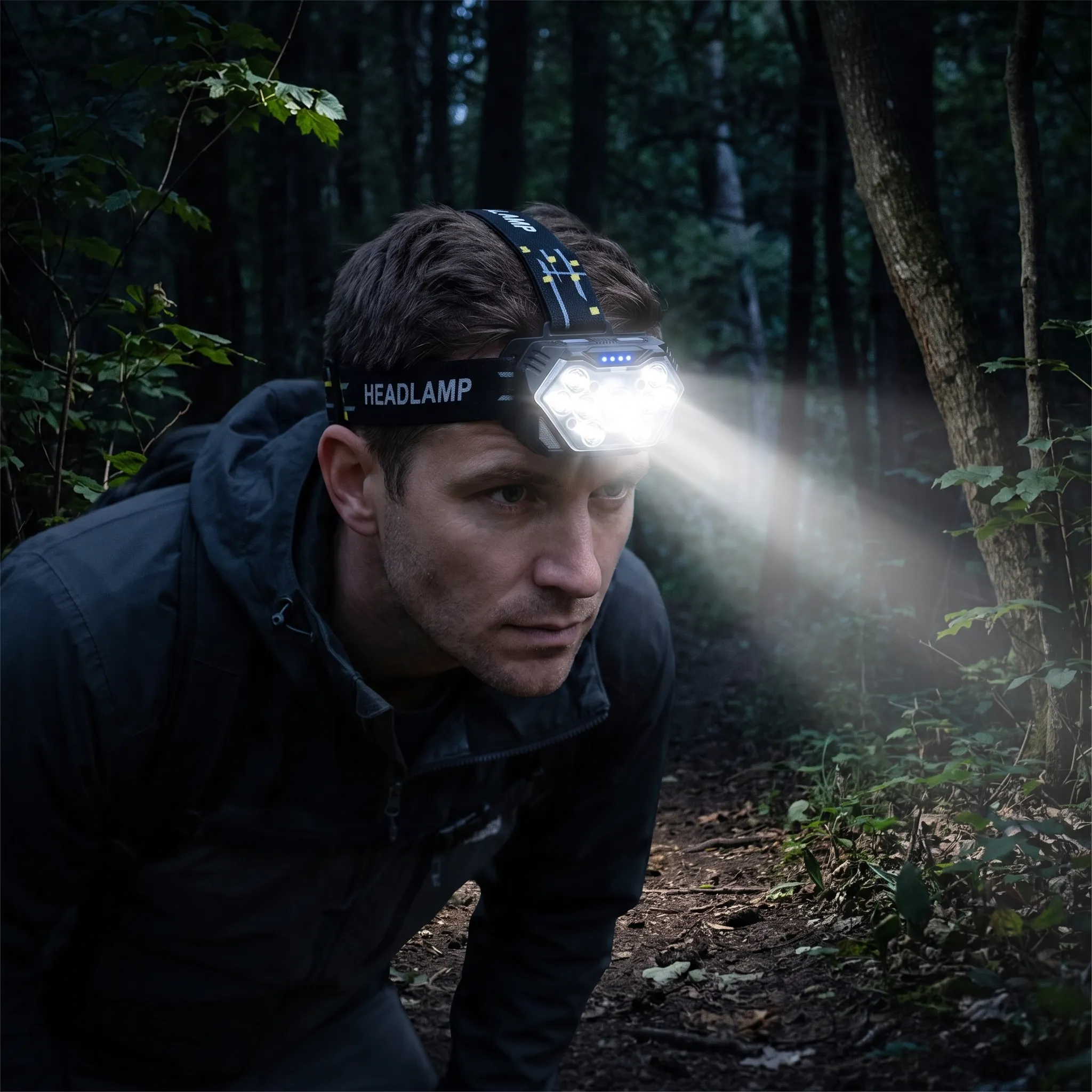 Vexira Rechargeable Motion Sensor Headlamp Torch