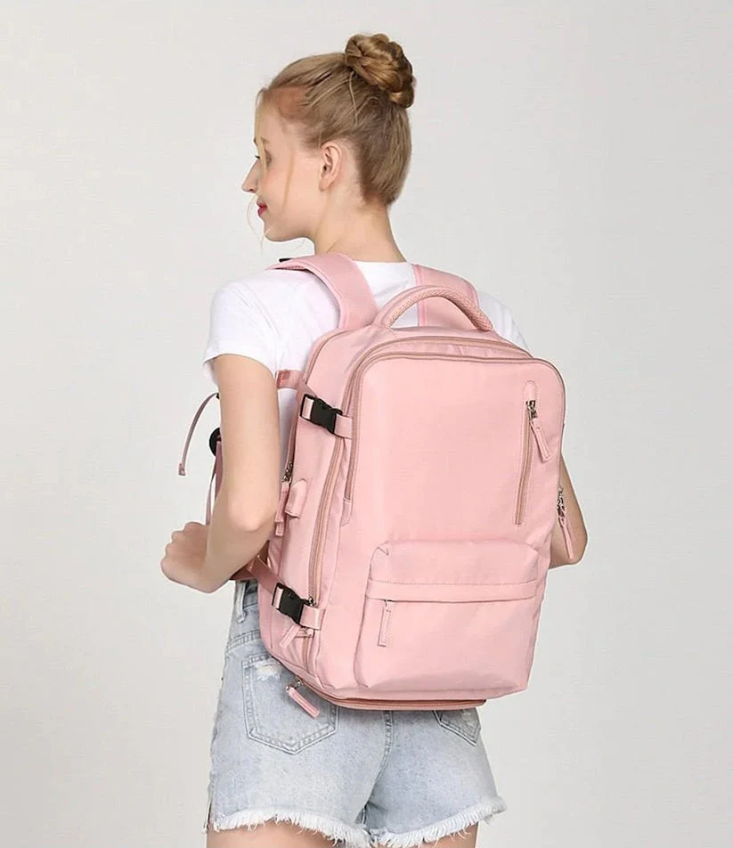 TrekVault Waterproof Backpack: 25L Anti-Theft Design with Laptop Compartment