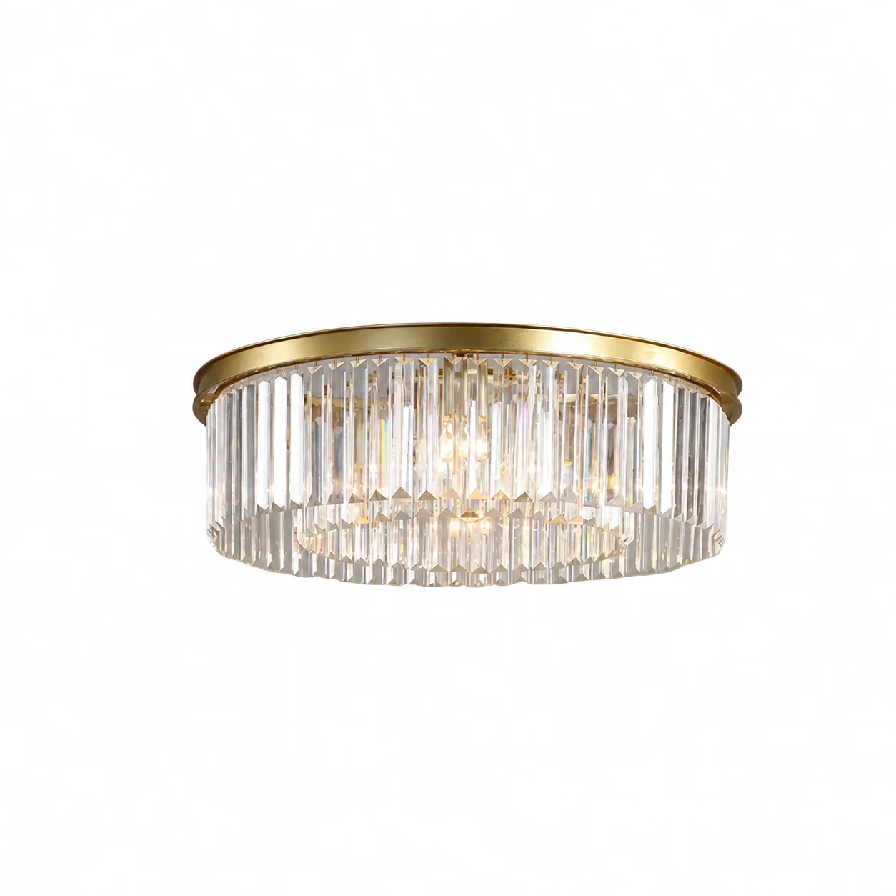 Ceiling Lamp - Crystal Design with Warm Ambient Lighting