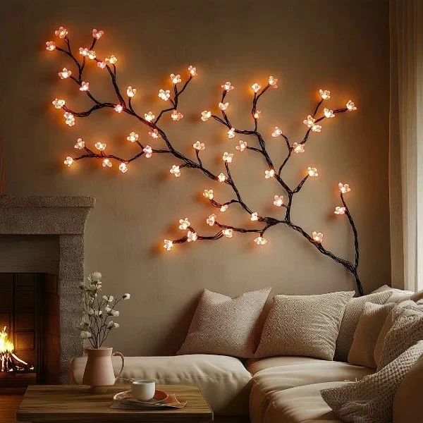 WH-f9e25bb97492cd95e7922989e540515079ecee6d8443ff7c6aec25e9840d07ed Decorative Wall Lamp in Tree Shape with LED Lighting for a Cosy Interior - Image 1